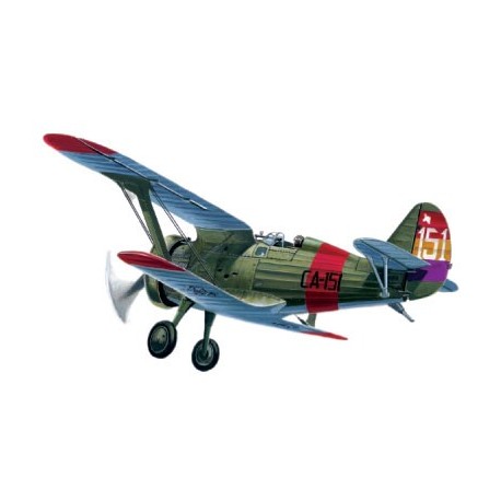 Biplano I-15 " Chato " Air Force, español. Escala 1:72. Marca ICM. Ref: 72061.