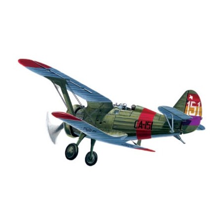 Biplano I-15 " Chato " Air Force, español. Escala 1:72. Marca ICM. Ref: 72061.