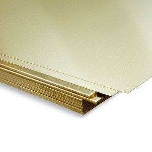 Plancha de Latón 400 x 200 mm, 0.50 mm, 1und. Marca Dismoer. Ref: 33293.