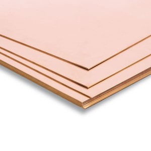 Plancha de Cobre 400 x 200 mm, 0.50 mm, 1und. Marca Dismoer. Ref: 33302.