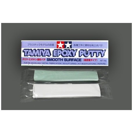 Masilla Epoxy Putty Smooth Surface. 25 gr. Marca Tamiya. Ref: 87052.