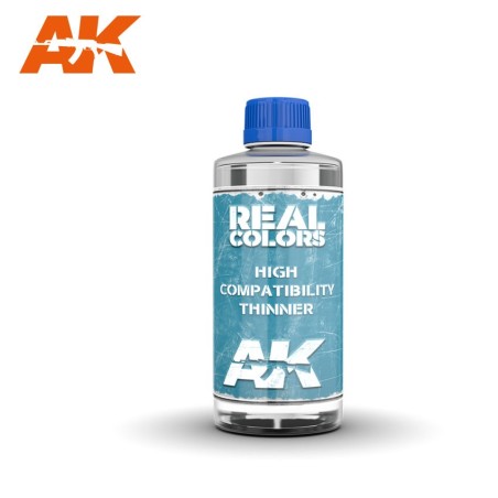 Disolvente,thinner. Cantidad 200 ml. Marca AK Interactive. Ref: RC701.