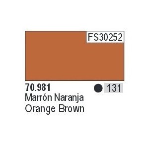 Acrilico Model Color, Marrón anaranjado ( 131 ). Bote 17 ml. Marca Vallejo. Ref: 70.981.