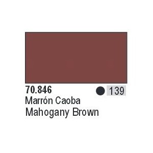 Acrilico Model Color, Marrón caoba ( 154 ). Bote 17 ml. Marca Vallejo. Ref: 70.846, 70846.