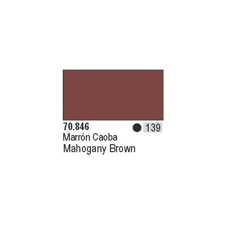 Acrilico Model Color, Marrón caoba ( 154 ). Bote 17 ml. Marca Vallejo. Ref: 70.846, 70846.