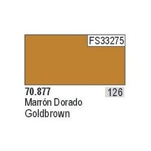 Acrilico Model Color, Marrón dorado ( 158 ). Bote 17 ml. Marca Vallejo. Ref: 70.877,70877.