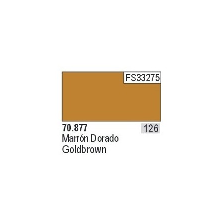 Acrilico Model Color, Marrón dorado ( 158 ). Bote 17 ml. Marca Vallejo. Ref: 70.877,70877.