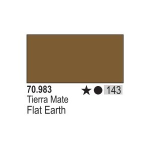 Acrilico Model Color, Tierra Mate ( 151 ). Bote 17 ml. Marca Vallejo. Ref: 70.983,70983.