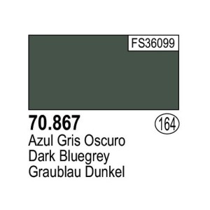 Acrilico Model Color, Azul Gris oscuro ( 164 ). Bote 17 ml. Marca Vallejo. Ref: 70.867.