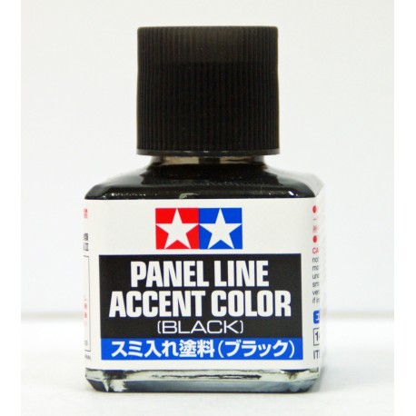 Panel line, negro. Marca Tamiya. Ref: 87131.