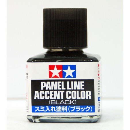 Panel line, negro. Marca Tamiya. Ref: 87131.