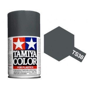 Spray Gun metal, (85038). Bote 100 ml. Marca Tamiya. Ref: TS-38.