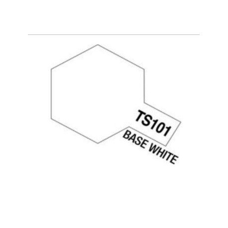 Spray Base white, Blanco base (85101). Bote 100 ml. Marca Tamiya. Ref: TS-101.