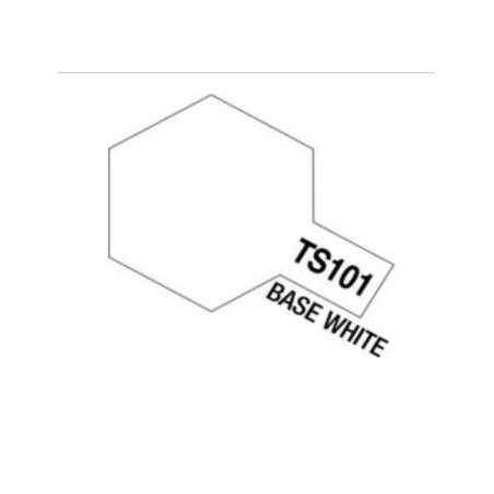 Spray Base white, Blanco base (85101). Bote 100 ml. Marca Tamiya. Ref: TS-101.