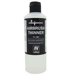 Diluyente Aerografo. Bote  200 ml. Marca Vallejo. Ref: 71.161.