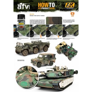 Lavado para tanques de la Nato, Wash for Nato tanks. Bote de 35 ml. Marca AK Interactive. Ref: AK075. 2