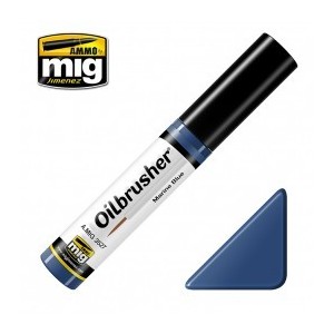Oilbrusher: Oleo Azul marino, marine blue. Marca Ammo of Mig Jimenez. Ref: A.MIG 3527.