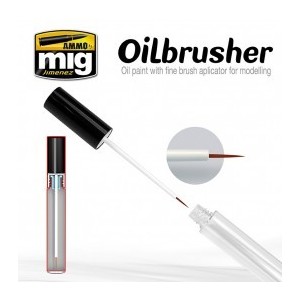 Oilbrusher: Oleo Tierra media, medium soil. Marca Ammo of Mig Jimenez. Ref: AMIG3522. 2