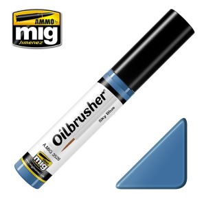 Oilbrusher: Oleo rojo teja, red tile. Marca Ammo of Mig Jimenez. Ref: AMIG3525.