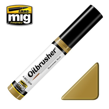 Oilbrusher: Oleo suelo de verano, summer soil. Marca Ammo of Mig Jimenez. Ref: AMIG3534.