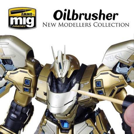 Oilbrusher: Oleo oro, gold. Marca Ammo of Mig Jimenez. Ref: AMIG3539.