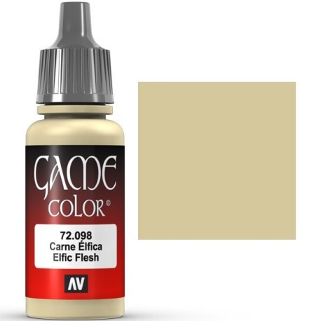 Acrilico Game Color, Carne Élfica. Bote 17 ml. Marca Vallejo. Ref: 72.098.