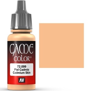 Acrilico Game Color, Piel cadmio. Bote 17 ml. Marca Vallejo. Ref: 72.099.