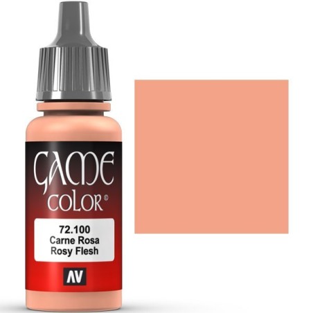 Acrilico Game Color, Carne rosa. Bote 17 ml. Marca Vallejo. Ref: 72.100.