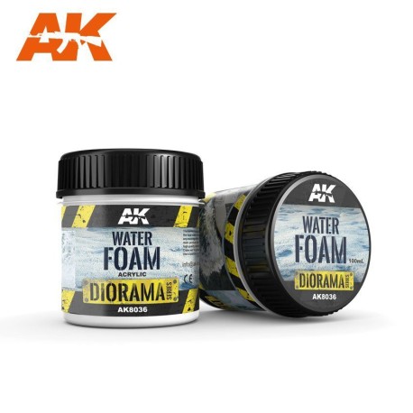 Producto weathering, espuma de agua. Bote de 100 ml. Marca AK Interactive. Ref: AK8036.