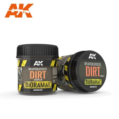 Producto weathering, Efecto salpicaduras de suciedad. Bote de 100 ml. Marca AK Interactive. Ref: AK8035.