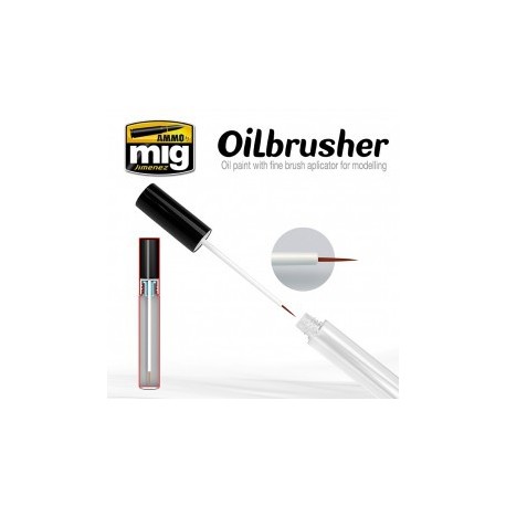 Oilbrusher: Oleo azul oscuro, dark blue. Marca Ammo of Mig Jimenez. Ref: AMIG3504.