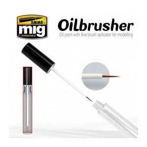 Oilbrusher: Oleo verde campo, field green. Marca Ammo of Mig Jimenez. Ref: AMIG3506. 2