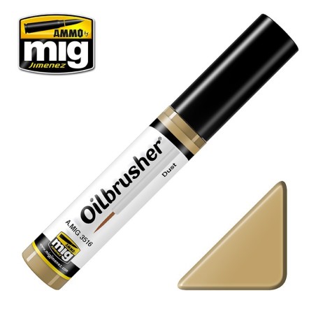 Oilbrusher: Oleo arena, dust. Marca Ammo of Mig Jimenez. Ref: AMIG3516.
