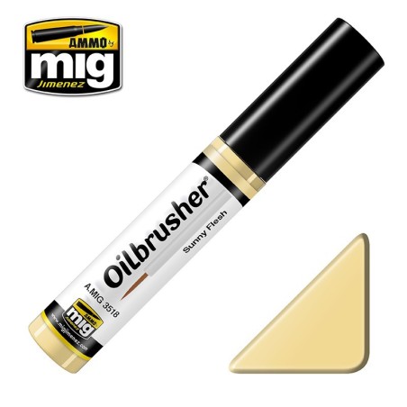 Oilbrusher: Oleo carne tostada, sunny flesh. Marca Ammo of Mig Jimenez. Ref: AMIG3518.