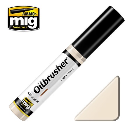 Oilbrusher: Oleo carne clara, light flesh. Marca Ammo of Mig Jimenez. Ref: AMIG3519.