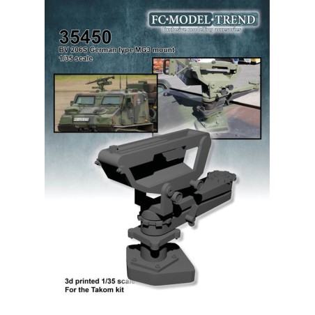BV 206S MG3 mount. Escala 1:35. Marca FCmodeltrend. Ref: 35450.