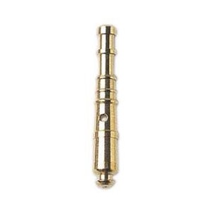 Tubo de cañón en latón de 28 X 4,5mm. 8 unidades. Marca Constructo. Ref: 80076.