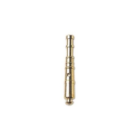 Tubo de cañón en latón de 28 X 4,5mm. 8 unidades. Marca Constructo. Ref: 80076.