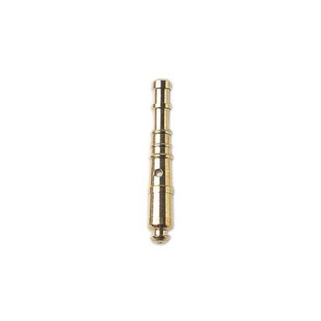 Tubo de cañón en latón de 28 X 4,5mm. 8 unidades. Marca Constructo. Ref: 80076.