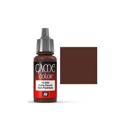 Acrilico Game Color, Carne oscura. Bote 17 ml. Marca Vallejo. Ref: 72.044.
