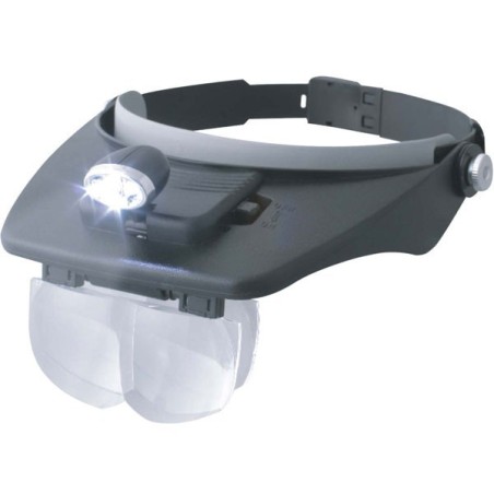 Lupa para cabeza, profesional con luz. Marca Dismoer. Ref: 19302.