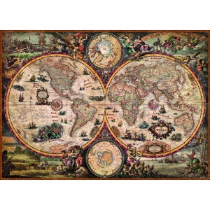 Vintage World, Rajko Zigic. Puzzle horizontal, 2000 pz. Marca Heye. Ref: 29666. 2