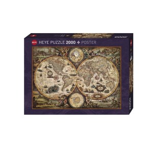 Vintage World, Rajko Zigic. Puzzle horizontal, 2000 pz. Marca Heye. Ref: 29666.
