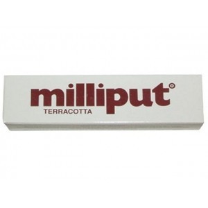 Masilla Epoxy Putty terracota, Masilla modelar. 113 gr. Marca Milliput. Ref: Terracota.