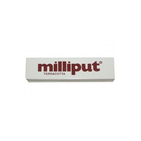 Masilla Epoxy Putty terracota, Masilla modelar. 113 gr. Marca Milliput. Ref: Terracota.