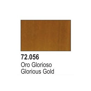 Acrilico Game Color, Oro glorioso. Bote 17 ml. Marca Vallejo. Ref: 72.056. 2
