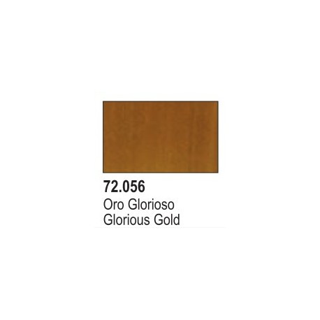 Acrilico Game Color, Oro glorioso. Bote 17 ml. Marca Vallejo. Ref: 72.056.