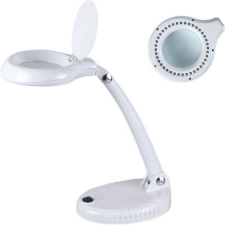 Lupa Sobremesa con Led. Marca Dismoer. Ref: 19402.