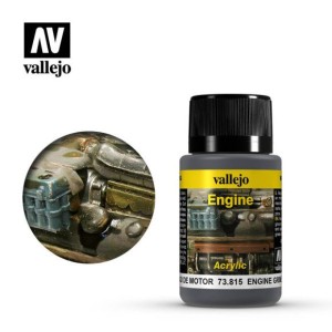 Weathering effects, Engine ( suciedad en motor ). Bote de 40 ml. Marca Vallejo. Ref: 73.815.