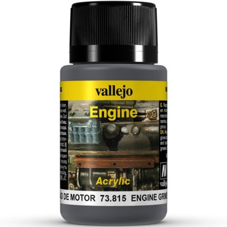 Weathering effects, Engine ( suciedad en motor ). Bote de 40 ml. Marca Vallejo. Ref: 73.815.